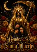 Custom Santa Muerte 8x10 Metal Poster