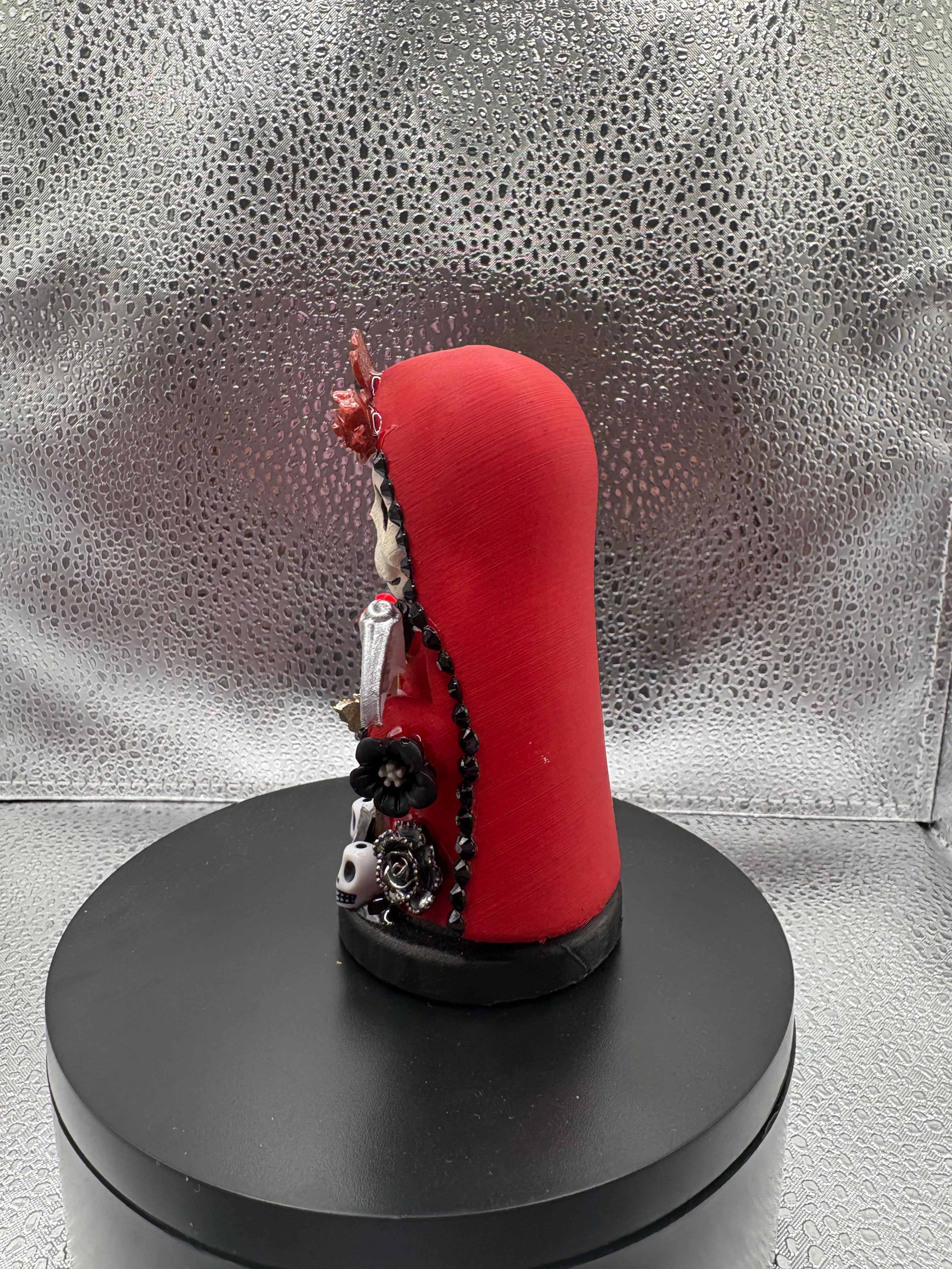 3.75" Santa Muerte Statue Reversible