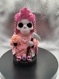 3.75" Santa Muerte Statue Baby Pink